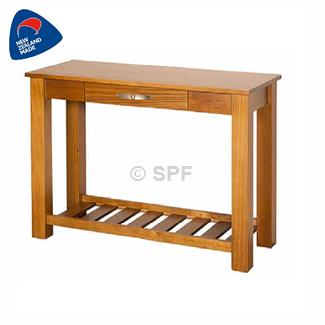 Hall Table with Rack and Drawer