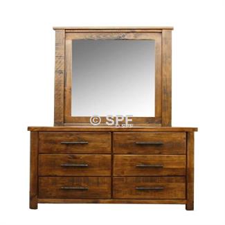 Cobar Dresser and Mirror