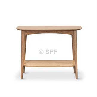 Oslo console table with shelf