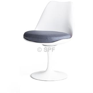   Tulip Gloss White Dining Chair