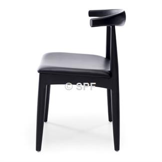 Elbow Chair Black Oak