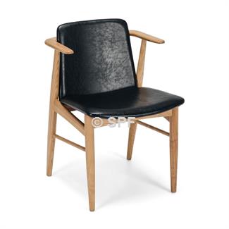 Flores Chair Vintage Black PU