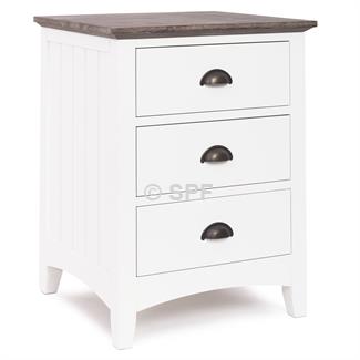 Provence 3drw Bedside Table