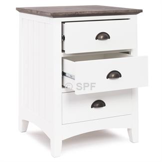 Provence 3drw Bedside Table