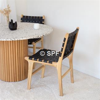 Terrazzo Dining Table 120rd(Natural Oak)