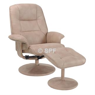 Jenny relax chair with footstool