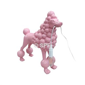 Pink Poodle Lamp 